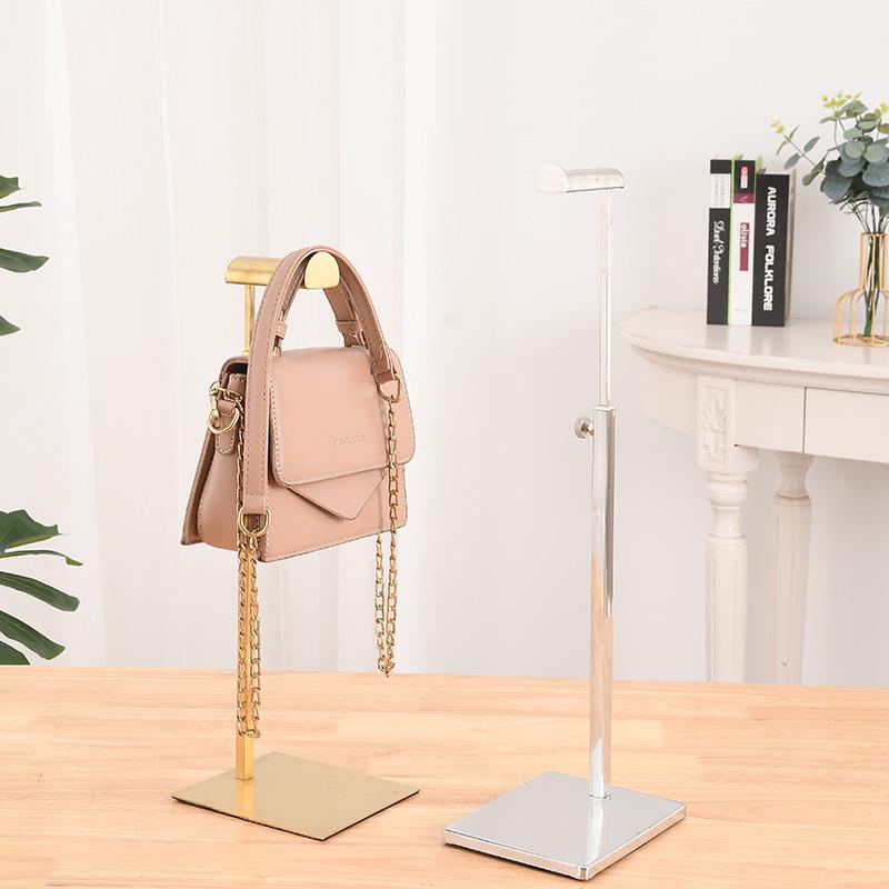Stainless Steel Adjustable Multi-functional Bag Display Stand for Clothing Stores - 2025 New Style