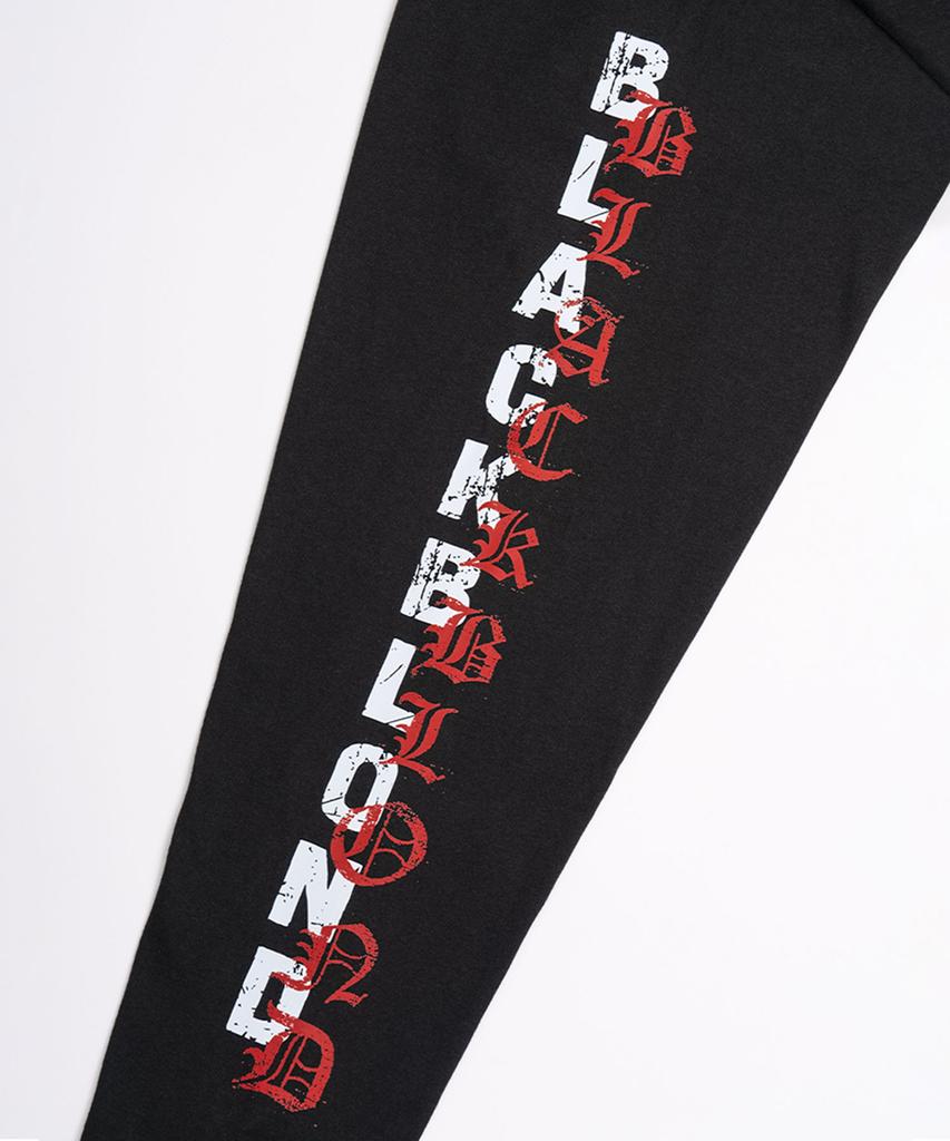 BLACKBLOND Vividi Overlap Logo Long Sleeve Tee (Black)