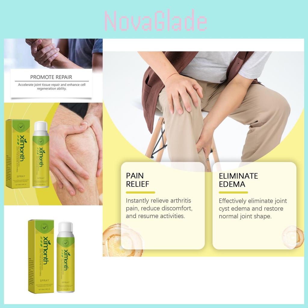Ximonth Joint Repair Spray Gentle Nourishing Formula For Wrist And Knee Daily Care