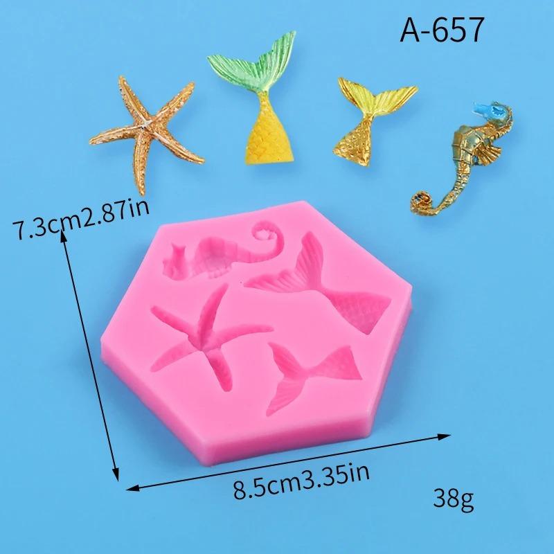 Cloud Shaped Chocolate  Mould DIY Cake Decor Baking Tool Porous Biscuit Pudding Ice Cube Mould Soap Candle Mold Gifts