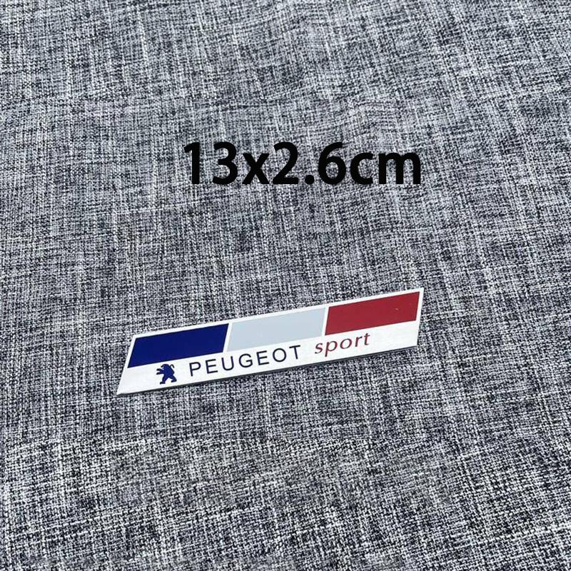 Car Emblem Sticker Accessories For Peugeot 206 307 308 207 3008 208 407 508 2008 5008 301 406 408 607 4008 Rifter RCZ Citroen DS