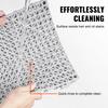 VEVOR Modular Interlocking Cushion, 55 Pack 30 X 30 Cm Splicing Drainage Mats, Soft PVC Interlocking Drainage Floor Tiles