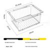 Outdoor Foldable Height-Adjustable Aluminum Table: Portable Roll-Up for BBQ, Picnic, or Dining