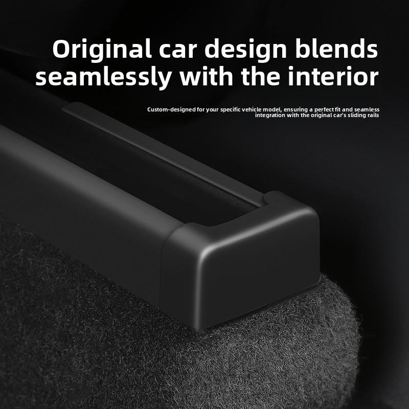 Autoaufkleber für Tesla Model 3 Y Juniper Highland 2025 2026 Sitzgleitschienen-Schutzabdeckung Werkzeuge Stecker Riemenscheibe Kollisionsschutz Mod