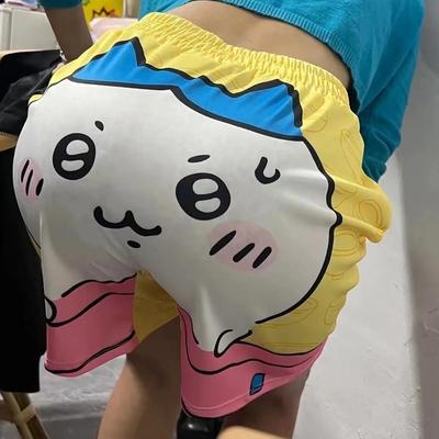 Chiikawa Damen-Sommershorts mit Cartoon-Design – japanischer Stil für Paare und Studenten. Perfekt für zu Hause oder draußen.