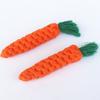 Dog Chew Toy Carrot Dog Bite Rope Pet Dog Toy Dogs Molar Teeth Cleaning Cotton Rope Puppy Carrot Cotton Rope Pet Toy Accessories