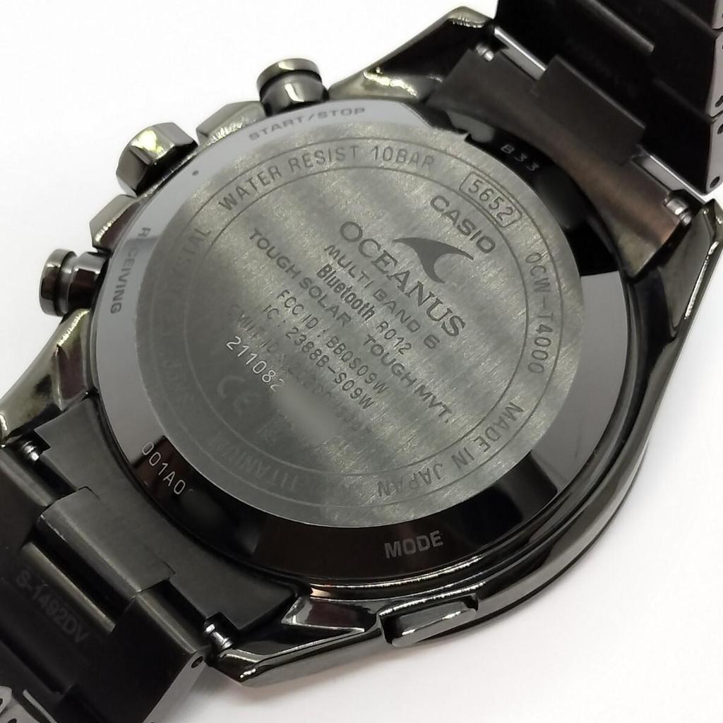 Used [Good Condition] CASIO OCEANUS OCW-T4000BA-1A3JF CLASSIC LINE Men's Watch with Box and Warranty