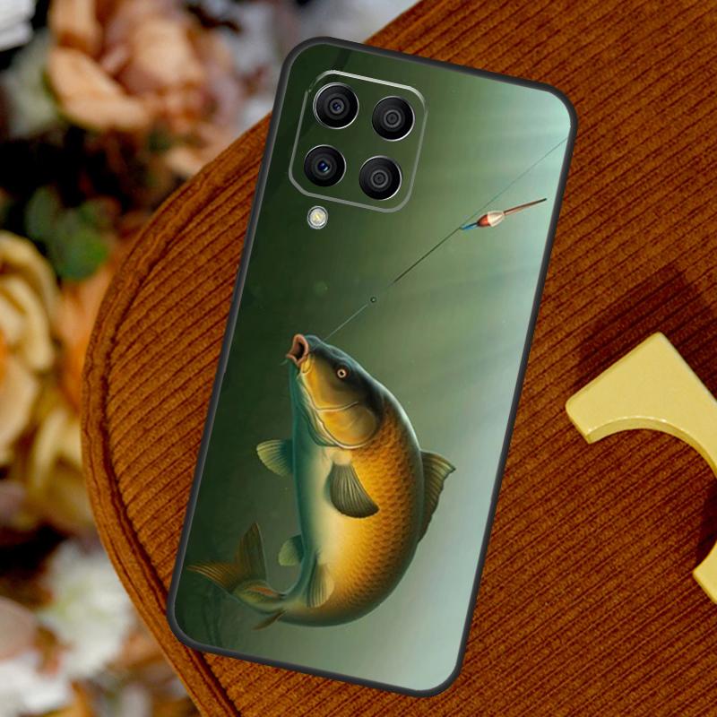 CARP FISH FISHING For Samsung Galaxy M14 M34 M54 M12 M32 M52 M53 M33 M13 M20 M15 M55 M31s M30s M21 M51 Case