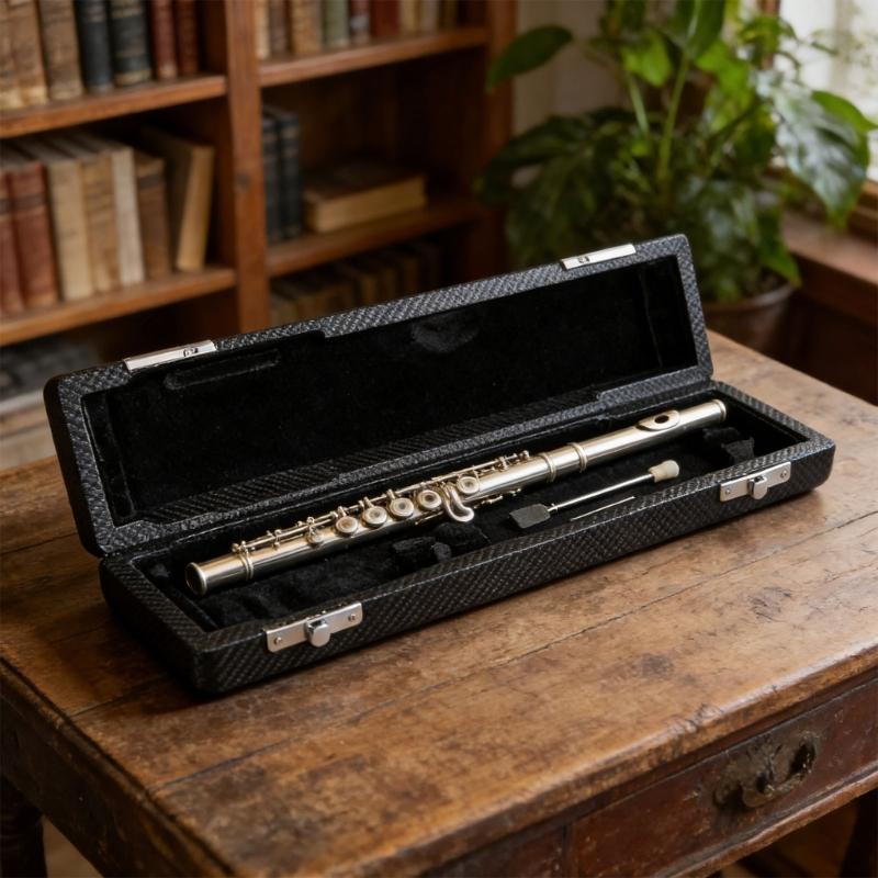 Protective Flute Case for Instrument Safety Offering Scratch Resistant Cover Perfect for Performances and Outdoor Use