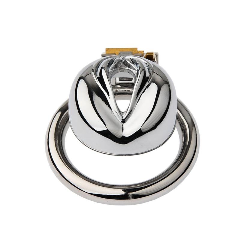 Metal Pussy Male Chastity Device Sissy Cock Cage Erotic Urethral Lock Penis Rings BDSM Adult Sex Toys for Men Chastity Belt