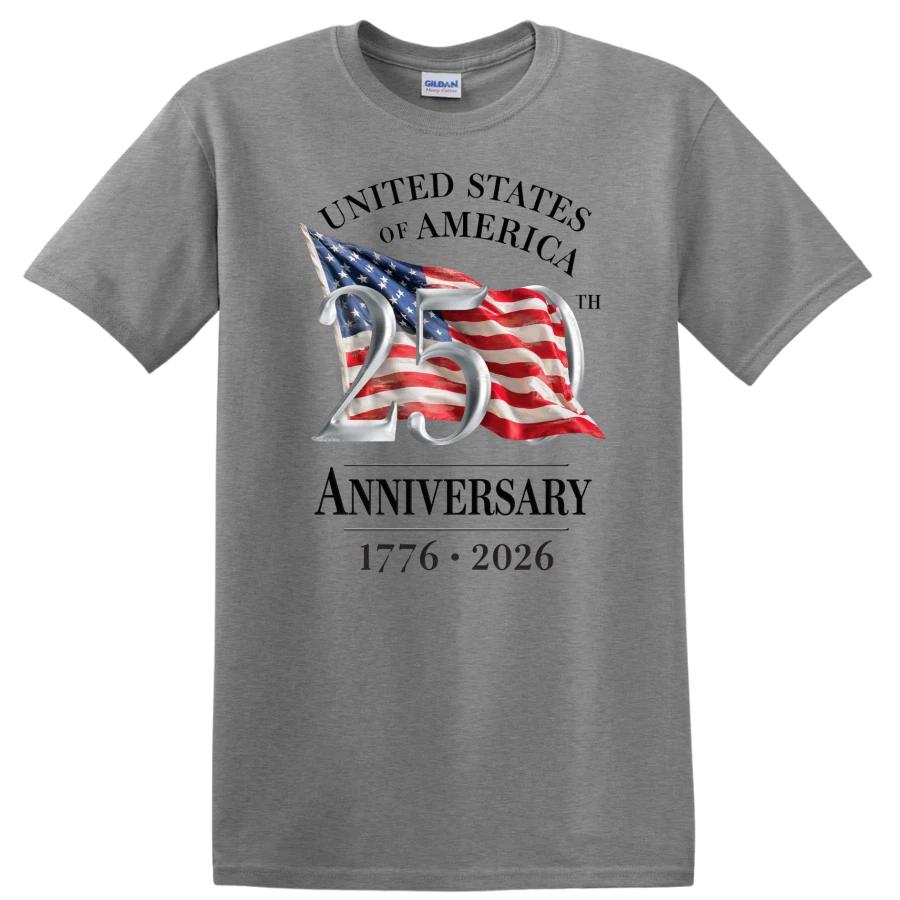 United States 250th Anniversary T Shirt 1776 2026 American Flag Patriotic Gift XXL