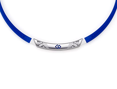 Colantotte Sports Necklace SR140 Blue x White M AMAAA17M