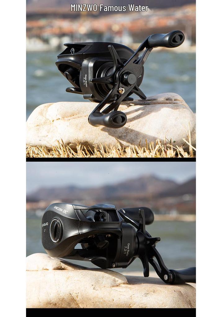 Mulinello da Baitcasting Elettronico DC con Bobina a Lancio Lungo e Antiesplosione