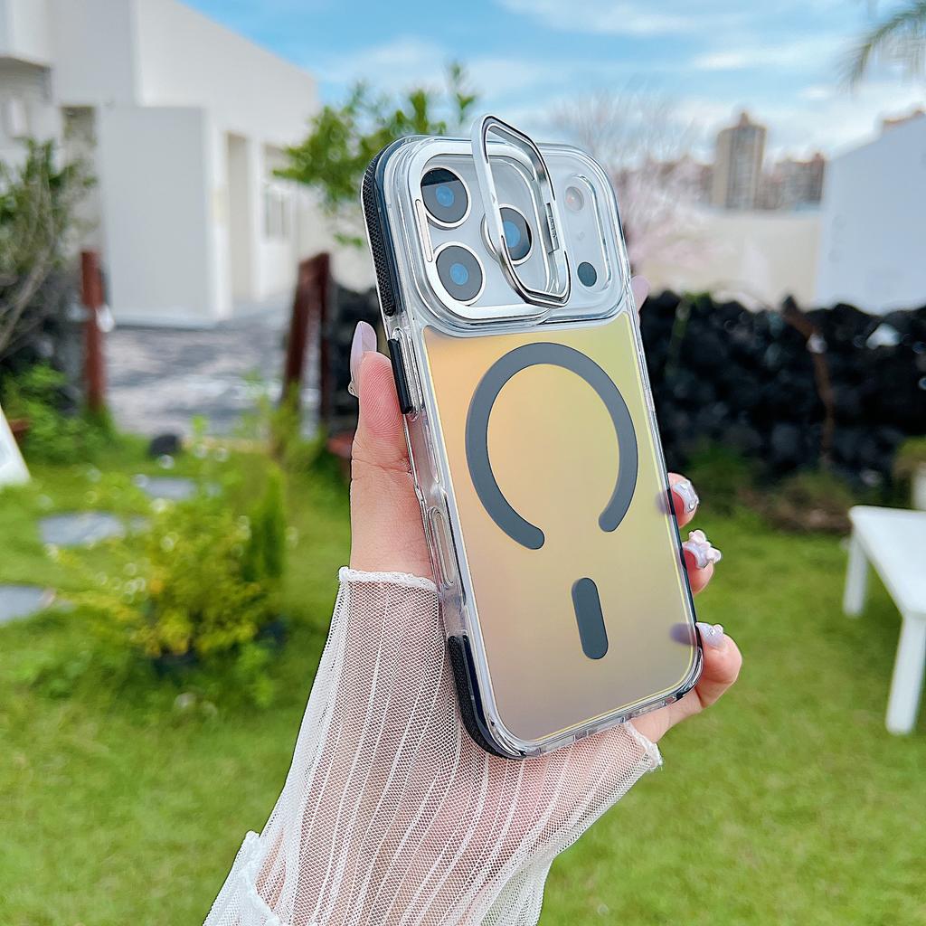 Applicable to Apple 17promax mobile phone case 17pro camera holder iphone17/16 protective case 16pro
