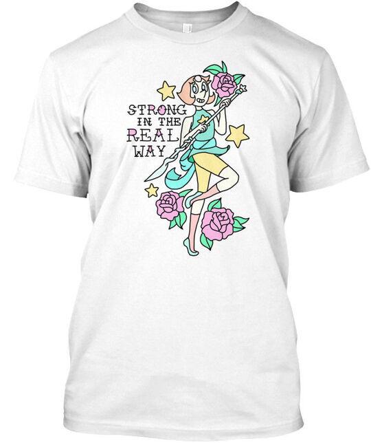 Steven Universe Pearl Strong In The Real Way T-Shirt Made in USA Size S to 5XL Unisex T-Shirt XXXXL