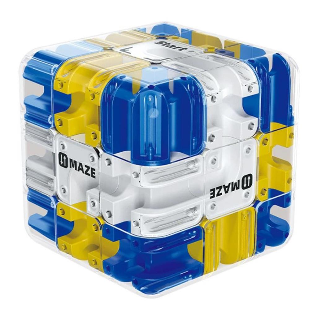 Großes Labyrinth 3D-Puzzles Labyrinthwürfel 3D-Labyrinthwürfel-Puzzle mit rollender Kugel Fesselndes Gehirnjogging-Spielzeug für Kinder