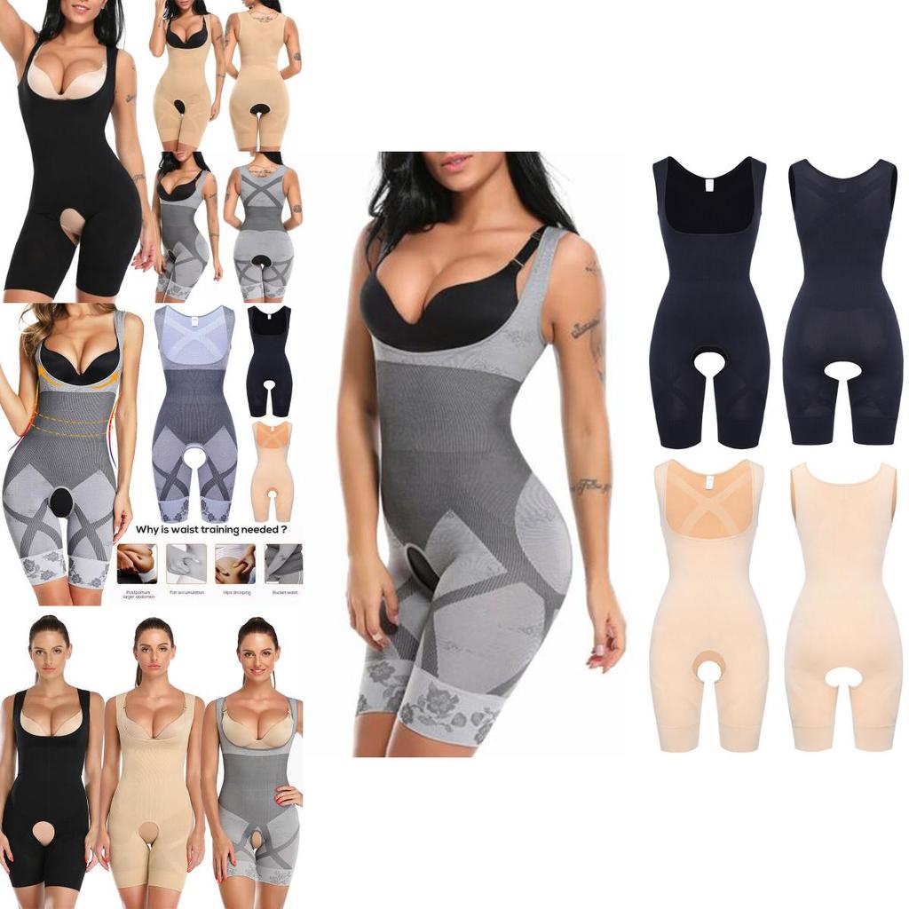 Comfortable Women Full Body Shaper Compression Bodysuit With Firm Control And Slimming Features