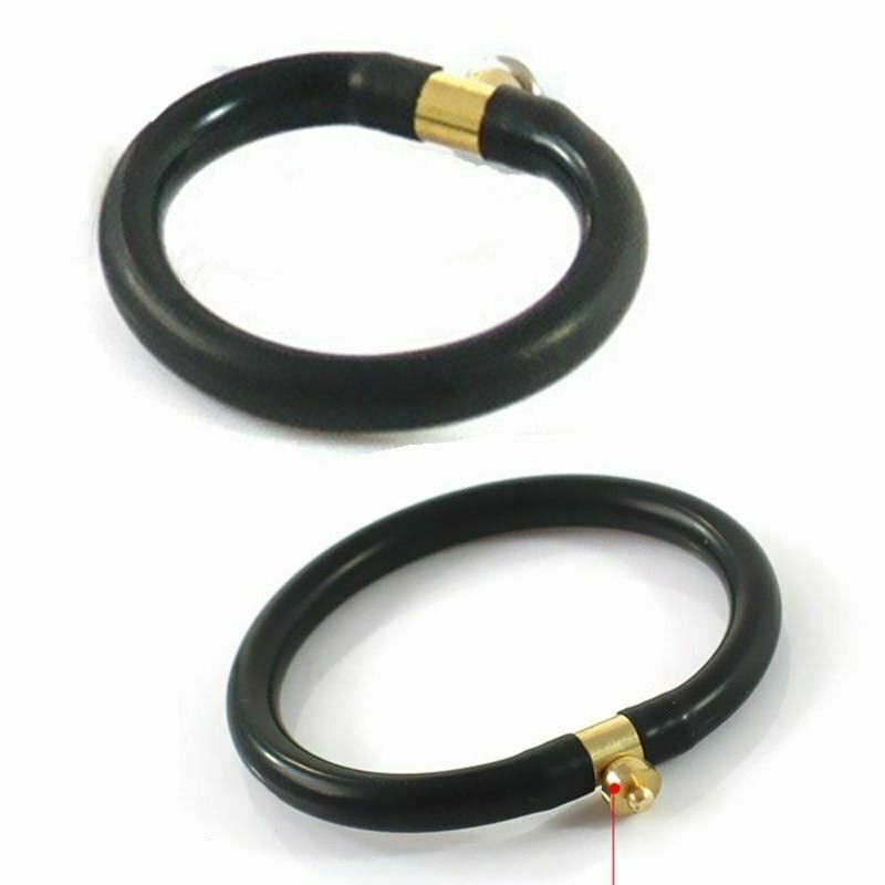 Black  Ring Anal Plug Urethral Sound Electric Electro Sex Stimulation Play  Rings