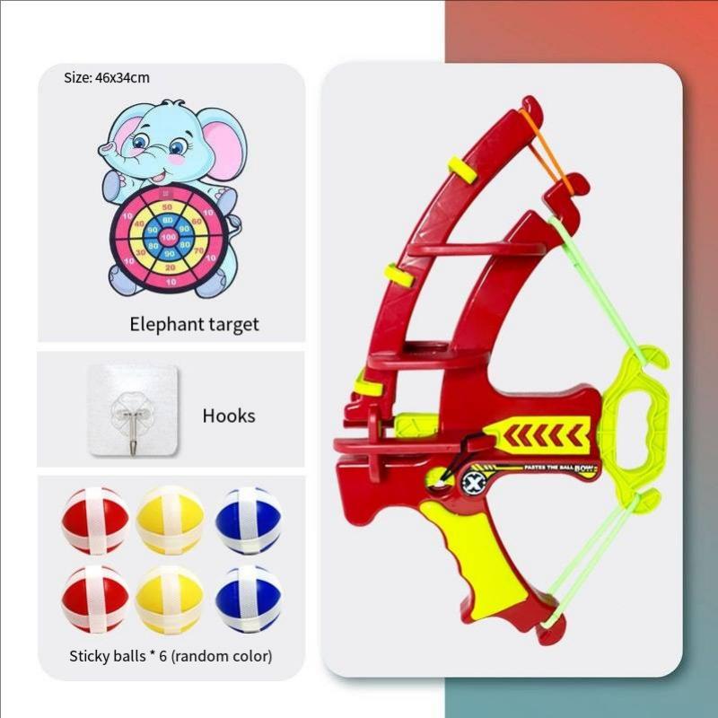 

Catapult Sticky Ball Bow & Arrow Target, Parent-Child Interactive Throwing & Shooting Dart Board Game Toy