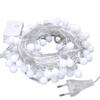 USB Battery Powered LED Fairy String Lights - Remote Control, Flashing Round Ball, Outdoor Decoration, Christmas Holiday.