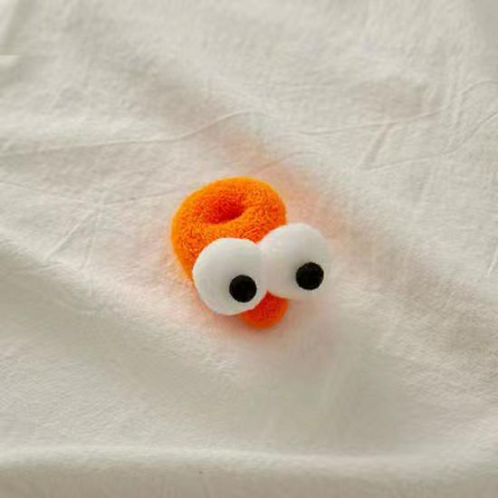 Autumn Winter Cute Big Eyes Ponytail Hair Tie - Candy Color High Elastic Hair Ring Accessory
