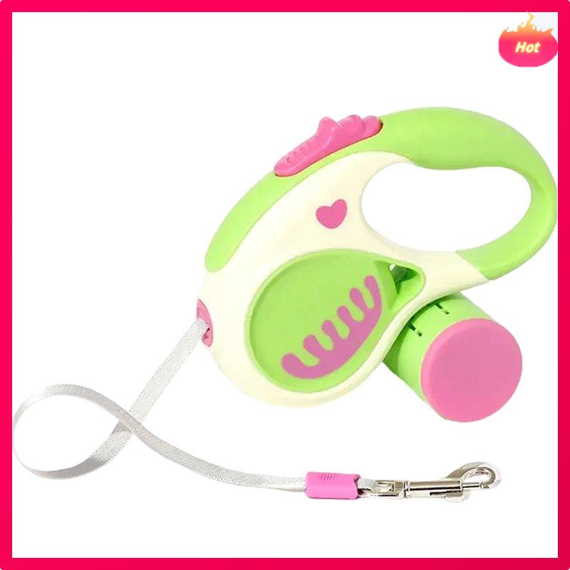 

Automatic Retractable Dog Leash For Small To Medium-Sized Dogs- Pet Supplies Teddy Style Walking Chain A зелений