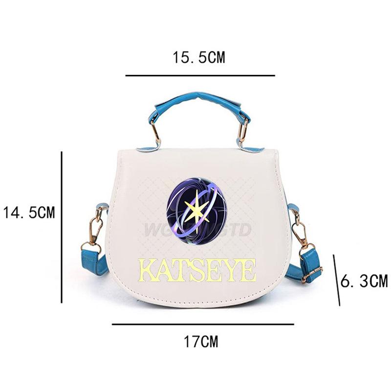 Amazon 2025 new KATSEYE peripheral cartoon printing high value lightweight children s handbag messenger bag no specifications