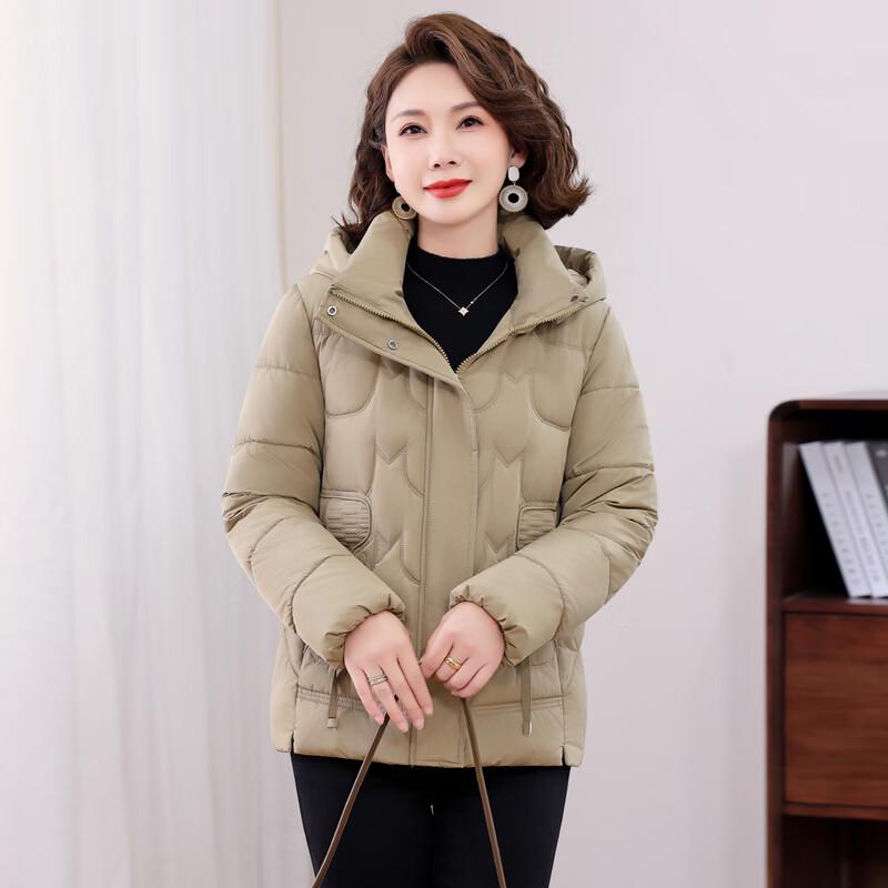 YUZHAOLIN Women's Short Hooded Puffer Jacket