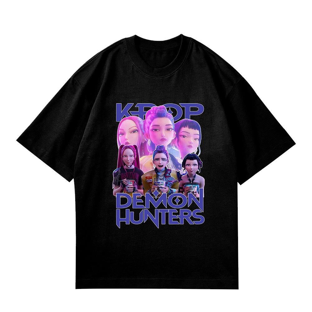 GLYDE Kpop Demon Hunters Movie Poster T-Shirt S
