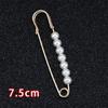 10 Pcs Fashion Pearls Brooch Cardigan Collar Brooch Clip Artificial Pearls Brooch Fashion Sweater Shawl Clip Enduring