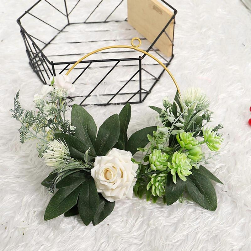 Blumen-Reifen-Kranz-Girlande für Vorderseite Foto-Requisiten Dekoration