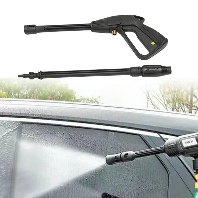 Leistungsstarke Hochdruck-Wasserpistole M14 Verstellbare Sprühdüse 5m Schlauchset Für Autowäsche Und Gartenarbeit