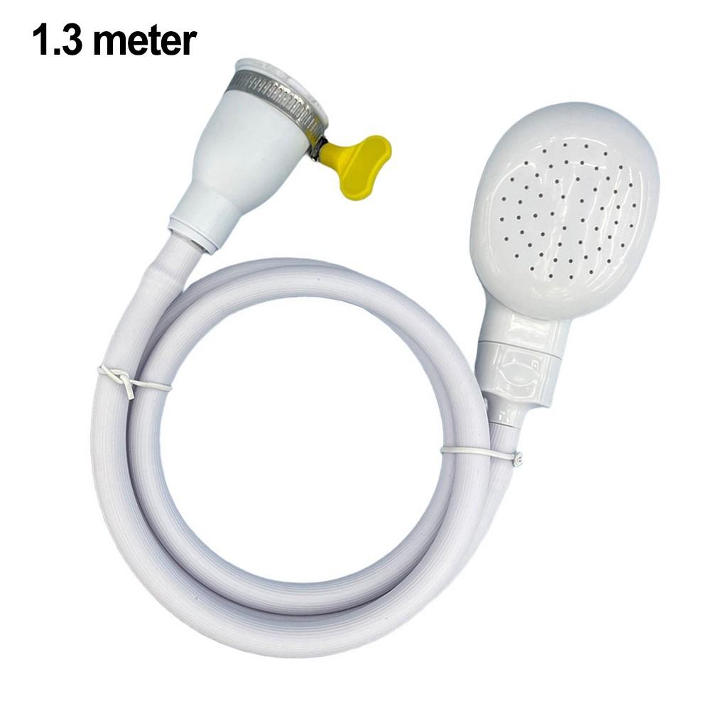 Manguera Ajustable de 1.3 Metros Grifo de Baño Manguera de Ducha Cabezal de Ducha Portátil