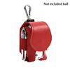 1Pc Golf Ball Bag Mini Pocket Leather Golf Ball Storage Bags Metal Button Bag Holder 2 Balls Golf Storage Accessories