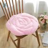 Home Decoration Rose Shaped Chair Cushion Quilted Thickened Seat Cushion Non-slip Particle Soft Chair Mat Office