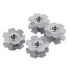4Pcs Cycle Headset Star Nut Steel 28.6mm Efficient Locking Cycle Fork Star Nut for