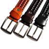 Men's Belts 4.0CM Width Luxury Genuine Leather Cow Straps Hand Knitted Designer Strap