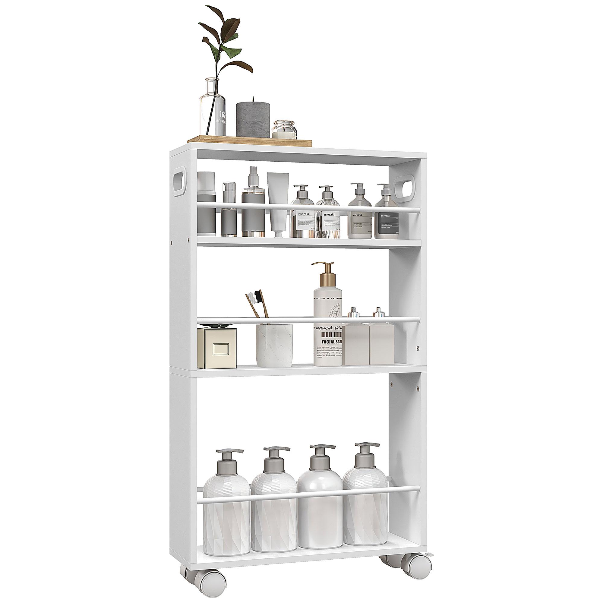 Rolling Utility Cart 3 Shelves with