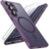 Case - BOOLING - Samsung Galaxy S25 Ultra - Purple - Camera Protection - 2 Tempered Glasses