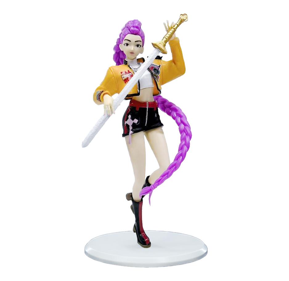 20CM K-Pop Demon Hunters Anime Kpop Girl Group Cartoon Rumi Action Figures PVC Decoration Figurines Model Toy Doll Kid Xmas Gift