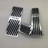Mazda DM Series Aluminum Pedal Foot All No Drilling Set CX-30 Pads, Grades, Silver, Required, 3-Piece (CX-30 Log)