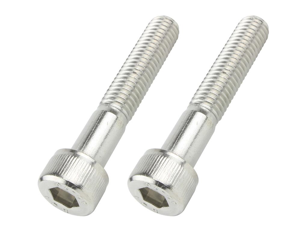 POSH FAITH Motorcycle Supplies Cap Bolt Stainless Steel 2 Pieces