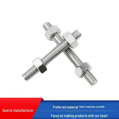 304 Stainless Steel Full Thread Bolt and Rod Kit with Nuts