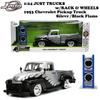 JADATOYS Scale JUST TRUCKS WHEELS 1953 Chevrolet Pickup Diecast Model Car 1/24 w/RACK & [Used]