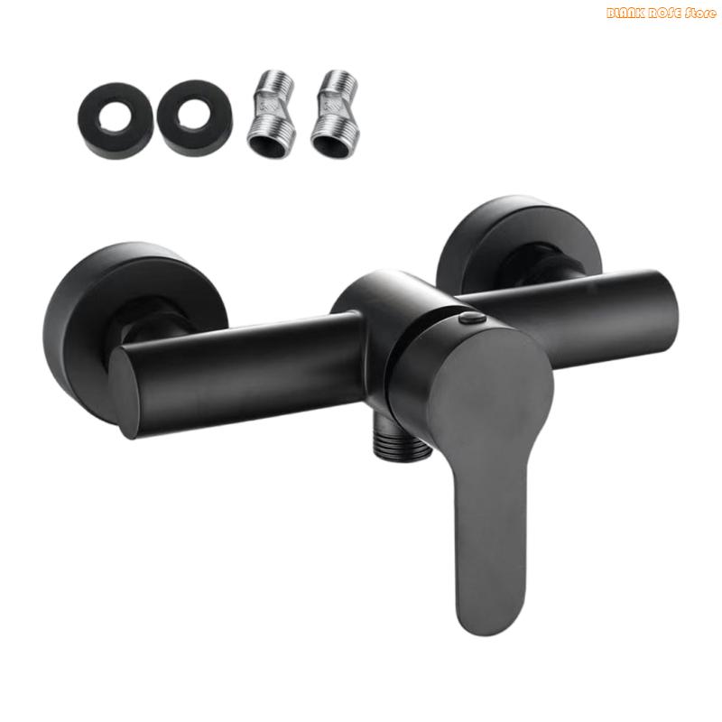 K1AE Single Lever Shower Mixer Tap Wall Mounted Bathroom Single Handle Faucet Hot and Cold Water Mixing Shower Mixer Tap