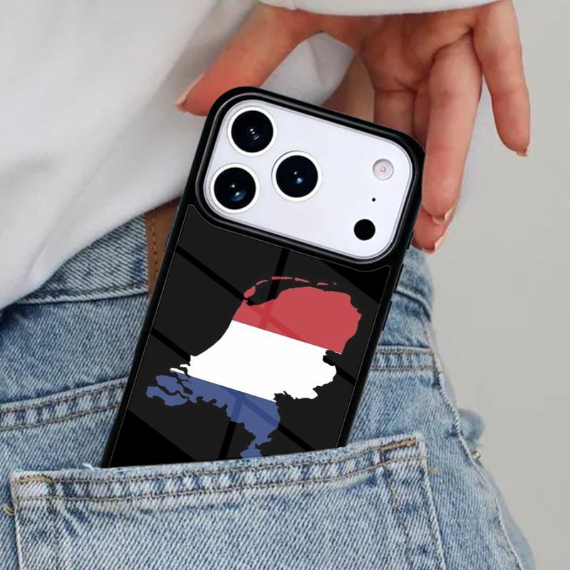 

Netherlands Flag Phone Case for iPhone 17ProMax 12 13 14 15 16e 17 Pro Max Plus Air Cover iPhone 13 mini
