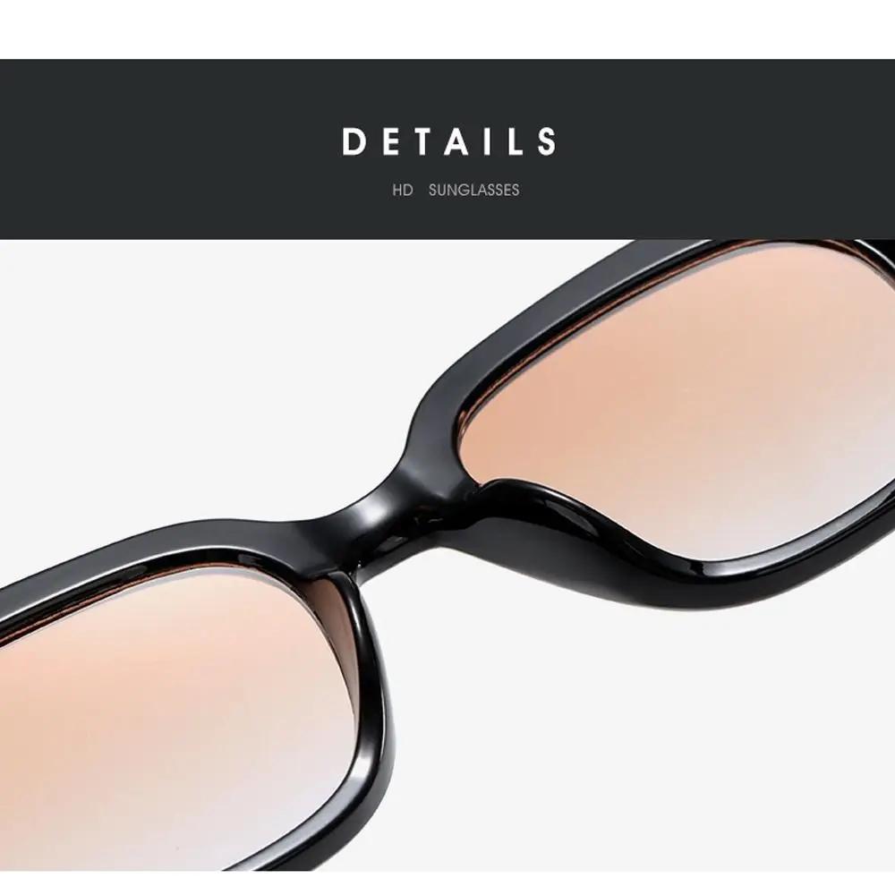 Punk Black Frame Sunglasses Block Glare High Definition Vision Black Shades Glasses Eye Protection Eyewear For Women