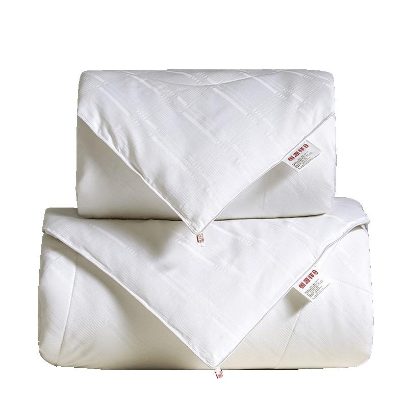 Hengyuanxiang 100% Tussah Silk Cotton Quilt 200x230cm, 6 jin