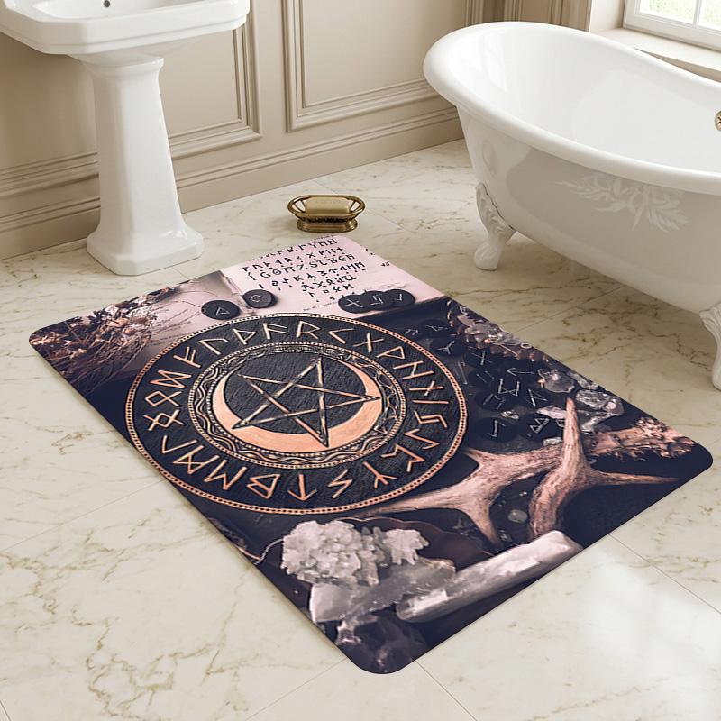 Witchcraft Ritual Living Room Nonslip Area Rug Soft Carpet For Bedroom Game Playroom Sofa Office Home Decor Doormat Christmas Gift C9307