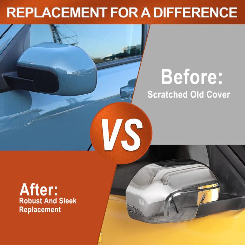 Rearview Mirror Cover for Ford Maverick -2025 Car Side Mirror Exterior Door Rear View Case Trim Sticker Carbon Fiber